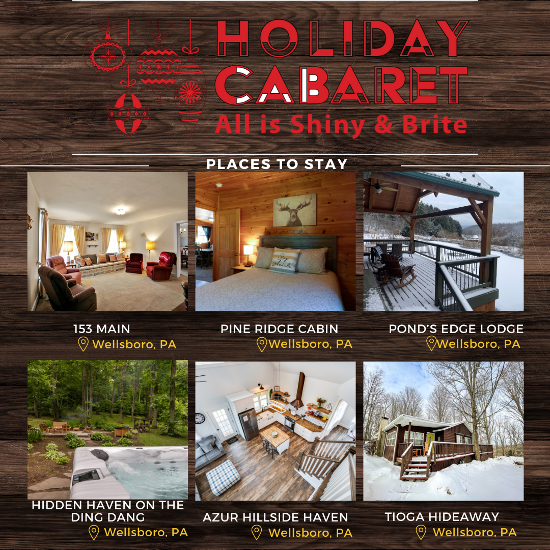 Step Back in Time: Experience “All Is Shiny & Brite” Holiday Cabaret in Wellsboro